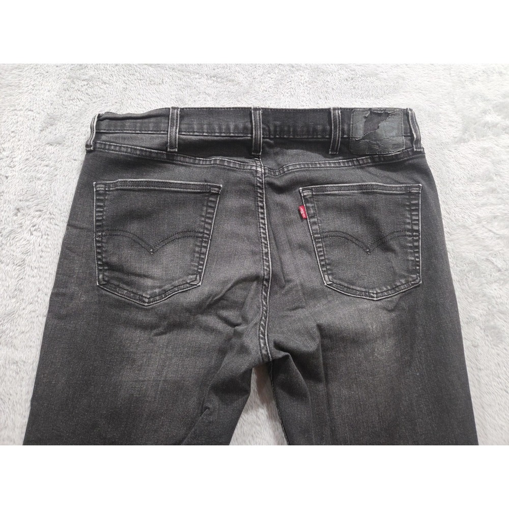 levis‎ 511 slim fit jeans Black  Wash  Stretch Men's Sz 38x30  Zip Stretch - Picture 7 of 16